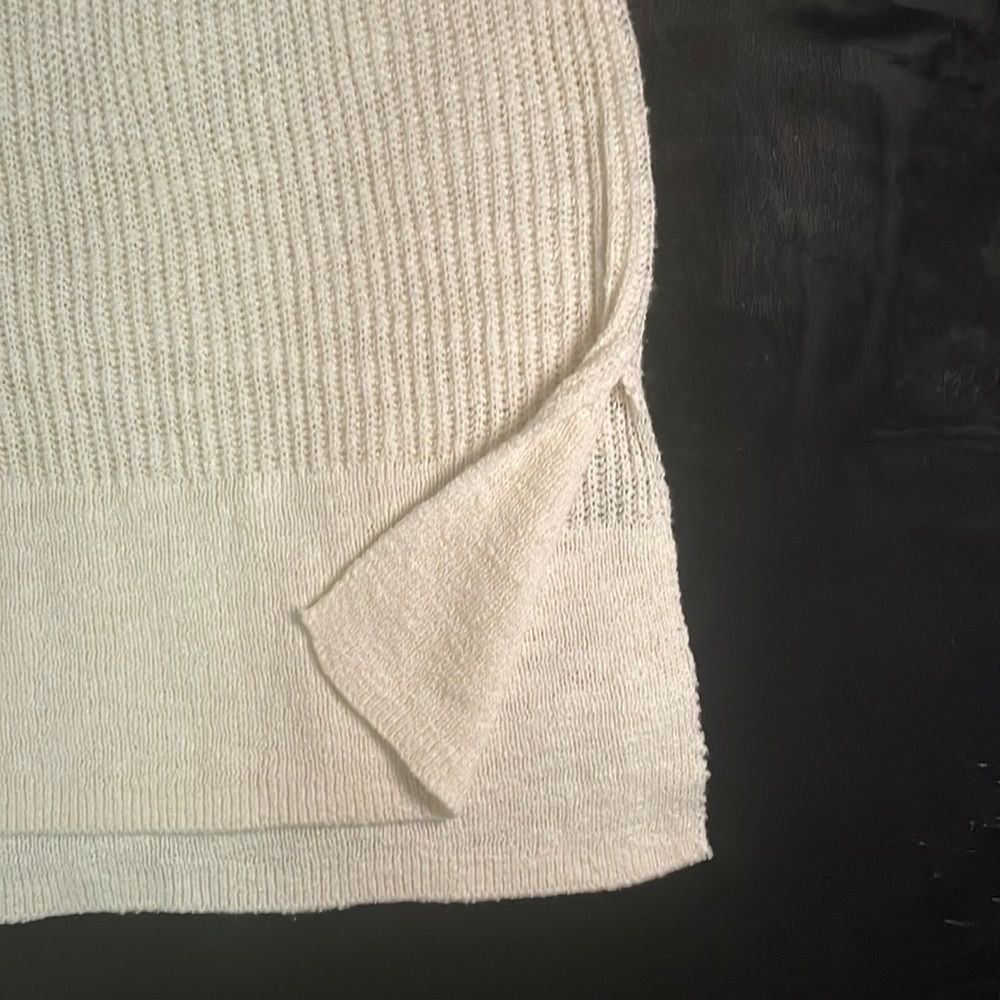 Lou & Grey Ivory Tunic Sweater Size XS - Picture 3 of 4